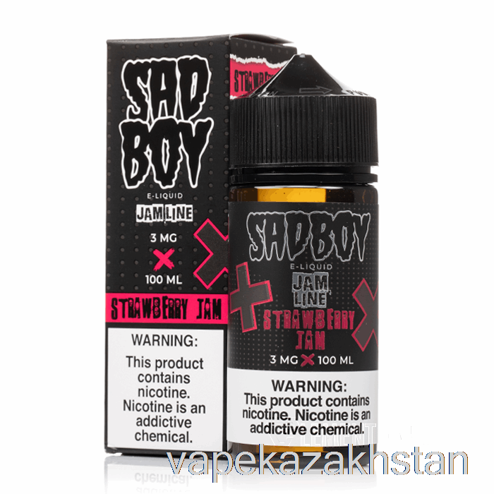 Vape Smoke Strawberry Jam - Sadboy - 100mL 6mg